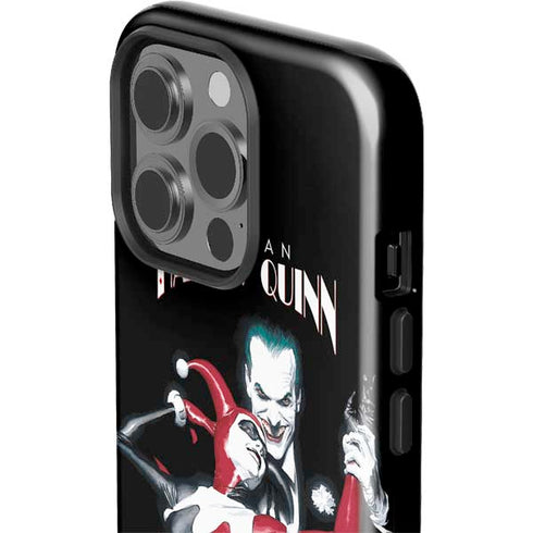 DC Comics The Joker Batman: Harley Quinn Cover #1 Art by Alex Ross. Piece Also known as Tango with Evil iPhone 15 Pro Impact Case